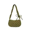 Bolso de mano de lunares lindo, versátil y de moda estilo coreano para mujer 2026, bolso de hombro para el antebrazo de gran capacidad para el uso diario
