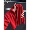 Tacto suave / Camisa de manga corta retro versátil holgada para hombre Verano 2025 Azul Marino Rojo