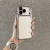 [Traga Sua Própria Película para Lente] Adequado para Capa de Celular Iphone17Promax Nova Galvanizada Fina e Lente de Cobertura Total