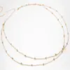 Cadena de Cintura de Cadena Superpuesta con Cruz de Cuentas de Cobre de Amazon Estilo Callejero de Moda Cadena de Cuentas Redondas Cadena de Cintura Sexy Superpuesta Accesorio de Cintura de Playa para Mujer