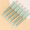 Pinza de pelo sin costuras de fábrica color caramelo pinza para flequillo clip de posicionamiento palabra coreana pinza de pico de pato salón de peluquería hogar