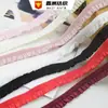 Renda de fungo de pano de 1 cm, acessórios, acessórios de cabelo DIY, roupas, saia, saia, roupas de boneca, faixa elástica plissada decorativa