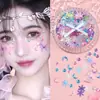 Pegatinas Faciales y Accesorios Faciales de Mariposa Aurora de Espejo de Colores Nuevos Personalizados por el Fabricante para Decorar el Escenario con Pegatinas de Diamantes para Niños