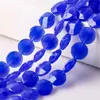 Nuevos accesorios de joyería DIY cuentas de vidrio cortadas oblatas de 12 mm color 20/bolsa accesorios para pendientes