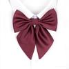 Poof Ding Xiong [Compre Um Leve Outro Grátis] Original Genuíno Uniforme jk Gravata Laço Flor Estudante Feminino Cor Sólida Raízes Vermelhas