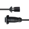 Conector de Reboque Personalizado de 7 Pinos Plugue de Reboque Linha Adaptador de Plugue Rv de Sete Pinos Estilo Europeu Cabo de Alimentação Rv