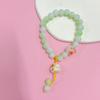 Nuevo Pulsera de Cerámica Imitación Gato para Estudiantes y Niños Pulsera Dulce y Linda Pulsera de Garra de Gato Brillante de Dos Colores Glaseada