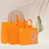 Sacola de Presente Personalizada Laminada Não Tecida para Loja de Roupas Sacola de Compras Sacola com Logo Impermeável Ecológica Bolsa de Mão