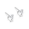 Plata Esterlina S999 Pie Plata Simple Poste de Oreja Arete de Oreja de una Semana Aretes para Hueso de Oreja de Mujer Elegante Nicho Libre Aretes Aretes de Palito