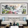 Pintura de paisaje de la residencia de montaña Fuchun con diamantes completos, punto de cruz, bordado de diamantes, pintura de diamantes 5d para sala de estar