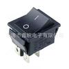 Kcd4 Interruptor de Quatro Pinos de Duas Velocidades em Forma de Barco com Luzes de Trânsito, Interruptor de Quatro Pinos para Eletrodomésticos, Interruptor Basculante à Prova d'Água em Forma de Barco