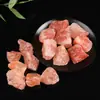 Quartzo Rosa Natural, Quartzo Amarelo, Fluorita Verde, Quartzo Branco, Pedra Bruta de Ametista Sal Laranja