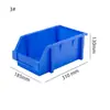 Caja de almacenamiento de piezas tipo cajón para ferretería caja de piezas combinada multifuncional caja de piezas de plástico caja de estante multiespecificación