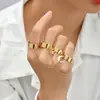 Europa y Estados Unidos transfronterizo Amazon pentagrama mariposa lentejuelas cadena anillo dedo pulsera pulsera fabricantes de joyería venta al por mayor