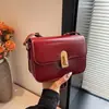 Bolso Bandolera Popular Vintage para Mujer 2024 Nuevo Otoño Bolso de Hombro Moda de Gama Alta Versátil Pequeño Bolso Cuadrado Bajo el Brazo