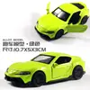 [Caja de Color] Modelo de Coche Deportivo de Aleación 1/43 Doble Puerta Adorno Juguete de Coche para Niño Regalo de Carreras