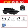 Barco de pesca GPS transfronterizo de 600 metros, barco RC inteligente de doble almacén, crucero a velocidad constante, envío de anzuelos, barco de posicionamiento de retorno automático, barco cebador