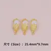 Pabellón Shuiyun Joyería Oro Francés Antiguo Hebilla Ping An Calabaza de Calcedonia Hebilla Ping An Accesorios de Joyería Pixiu Venta al por Mayor