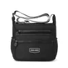 Bolso de Hombro Multicapa Ligero Nuevo 2026 Transfronterizo, Bolso Cuadrado Pequeño de Tela de Nylon Simple y Elegante, Bolso Cruzado Ligero Casual