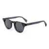 Moda Transfronteiriça Óculos de Sol Europeus e Americanos Personalizados de Acetato com Armação Redonda Óculos de Sol Polarizados de Alta Qualidade Óculos de Sol Masculinos da Moda
