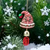 Homem de Gengibre de Natal Sino Pingente Papai Noel Pequeno Enfeite Decoração de Árvore de Natal Pingente de Decoração de Natal