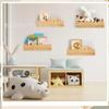 Estantería de Pared de Madera para Habitación Infantil con Encaje Estantería de Almacenamiento para Libros Muñecas Estantería de Almacenamiento para Libros Ilustrados Revistas Infantiles