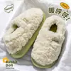 Chinelos de algodão femininos para uso externo no inverno, novo modelo 2026, pantufas de pelúcia quentes para casa, sapatos de algodão fechados antiderrapantes para maternidade para mulheres