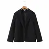 Ins estilo europeu e americano transfronteiriço 2026 nova moda elegante para o dia a dia de alta qualidade jaqueta listrada blazer casual solto