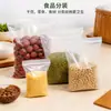 Sacos Autovedantes de PE de Grau Alimentício, Sacos Espessados para Conservar Frescor, Sacos Selados para Embalagem de Frutas Secas e Chá, Podem Ser Congelados e à Prova de Umidade, Atacado