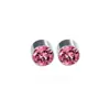 Versión Coreana Populares Pendientes Magnéticos Coloridos de Diamante Sin Perforaciones Imán Fuerte Diamante Brillante Pinzas Magnéticas para Oreja para Hombres y Mujeres Pinzas Brillantes para Cartílago