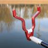 Liga de alumínio-magnésio grande objeto rolo chifre cabeça chifre cabeça grande objeto titular cabeça suporte de vara de pesca acessórios acessórios de pesca acessórios de pesca