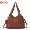 Bolsa Feminina Anglekiss Nova 2025 Bolsa Transversal Bolsa de Ombro Feminina Atacado Múltiplos Compartimentos Grande Capacidade Bolsa Feminina