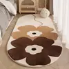 Alfombra lavable estilo minimalista de cachemira sintética, alfombrilla suave estilo vintage para dormitorio, producto popular transfronterizo, alfombra para el hogar antideslizante y resistente a la suciedad