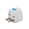 Adaptador de calibre británico a calibre americano Calibre europeo Calibre australiano a estándar americano Enchufe de conversión de energía estándar alemán Enchufe redondo plano estándar europeo