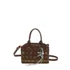 Bolsa de mão transfronteiriça novo modelo 2026, bolsa Lady Dior brilhante e resistente com contas, bolsa de ombro e transversal moderna e versátil atacado