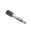 Adaptador de Audio de Cobre Chapado en Oro 6.5mm a 3.5mm Conector de Micrófono 3.5mm Hembra a 6.35mm Macho Convertidor Pequeño a Grande