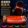 Collar LED para perro, collar de advertencia luminoso para mascotas para uso nocturno, multicolor disponible para venta al por mayor