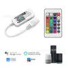Controlador inalámbrico RF de 24 teclas RGB, mini controlador WIFI, control por voz Amazon Alexa