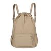 Mochila de cordón informal de otoño e invierno transfronteriza práctica portátil gran capacidad cierre color sólido mochila para estudiantes venta al por mayor