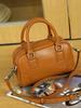 Bolsa Boston de Piel de Vaca de Primera Capa Curtida al Vegetal Codicia Bolsos Nuevos para Mujer Moda Casual Retro Bolso Cruzado 88812