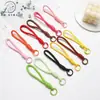 Llavero Corto Cordón Accesorios Bolsa Muñeca Cordón Anticaída Teléfono Cordón Botella de Agua Correa Cuerda Cuerda Tejida Colorido