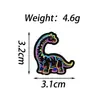 Serie de Dragones de Dibujos Animados Set Combinado de Broches Metálicos Accesorios de Insignias Creativas con Forma de Dinosaurio Accesorios para Ropa Infantil