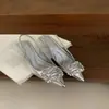Zapatos de Tacón Alto Franceses de Punta Nueva Colección Verano-Otoño 2026 para Mujer, Tacón Fino, Talón Abierto, Hebilla Cuadrada, Pedrería, Punta Cerrada, Sandalias Estilo Coreano