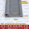 Tira de vedação tipo P de silicone resistente a altas temperaturas, vedação dupla tipo P para gabinete de vapor, tira de vedação de silicone tipo B em forma de 9 para equipamentos de alimentos