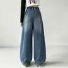 Jeans de primavera y otoño para niñas 2026 nuevos casuales estilo coreano simples ajustados de mezclilla con pierna curva modernos
