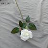 Simulación rosa de una sola rama rosa perla boda guía de camino arreglo floral rosa decorativa pared de flores arte floral flor falsa suave al por mayor
