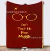 Manta de Franela Transfronteriza Estampada de Harry Potter Estilo Europeo para el Hogar Manta para la Hora del Almuerzo Manta Cálida Personalizada con Fotos
