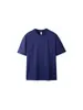 [Camiseta de Algodón Tecnológico] Algodón de Xinjiang Puntada Triple 7A Antibacteriana y Antiácaros Corte Holgado Color Sólido Casual Camiseta de Manga Corta para Niños