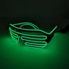 Gafas luminosas LED con obturador, accesorios para conciertos, fiestas navideñas, accesorios para animadores, gafas fluorescentes con flash