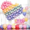 Globo de Látex Color Macaron Globo de 10 pulgadas 2.2g Decoración para Fiesta Cumpleaños Boda Decoración de Habitación Globo al por Mayor